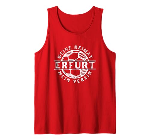Erfurt Rot Weiss Fussball Herren Kicken Verein Fan Thüringen Tank Top von Verein Erfurt Rot Weiss Fan Fussball Aufstieg