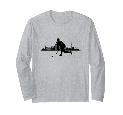 Damen Hockey Fan Rasenhockey Köln Hallenhockey Spieler Langarmshirt von Verein Hockey Hallenhockey Fan Mannschaft Köln