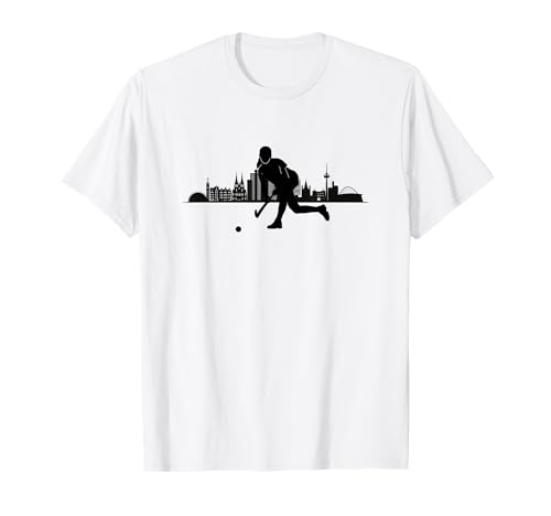 Damen Hockey Fan Rasenhockey Köln Hallenhockey Spieler T-Shirt von Verein Hockey Hallenhockey Fan Mannschaft Köln