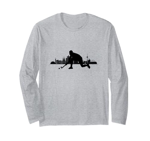 Herren Hockey Fan Rasenhockey Köln Hallenhockey Spieler Langarmshirt von Verein Hockey Hallenhockey Fan Mannschaft Köln