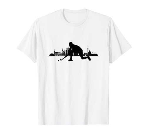 Herren Hockey Fan Rasenhockey Köln Hallenhockey Spieler T-Shirt von Verein Hockey Hallenhockey Fan Mannschaft Köln