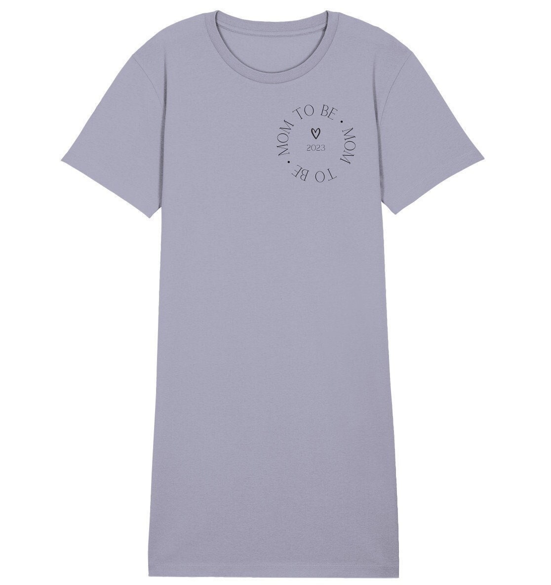 Mom To Be 2023 Longshirt Dress Organic Cotton - Ladies Organic Shirt Dress Mom To Be 2023 Longshirt Dress Organic Cotton - Ladies Organic Shirt Dress von VerellWonderShop