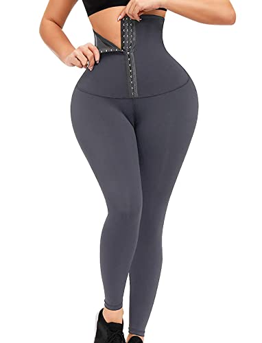 Veriliss Leggings Für Damen High Waist Leggins Slim Fit Angenehm Weiche Elastische Blickdicht Sportleggings Gym Yogahosen（Form Grau，M von Veriliss