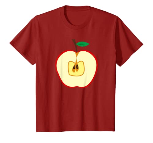 Kinder Apfelkostüm Kinder Verkleiden Fasching Obst Karneval Apfel T-Shirt von Verkleidung als Geschenk Apfel Kostüm Kinder