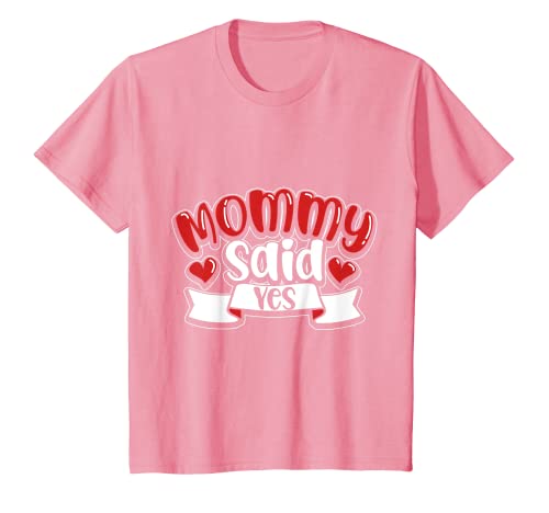 Kinder Mama hat ja gesagt T-Shirt von Verlobung Designs