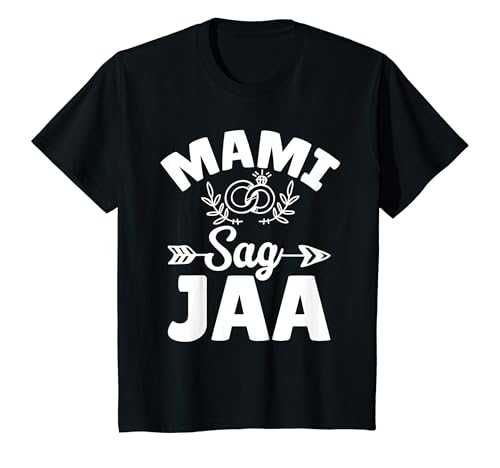 Kinder Heiratsantrag Mama heiraten - Heiratsantrag Überraschung T-Shirt von Verlobung am Valentinstag und Hochzeitsantrag