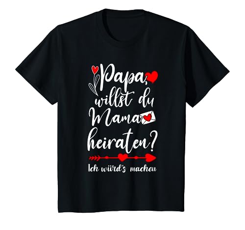 Kinder Papa willst du Mama heiraten - Willst du meine Mama heiraten T-Shirt Kinder Papa willst du Mama heiraten - Willst du meine Mama heiraten T-Shirt von Verlobungs Tee