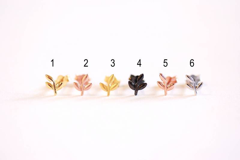 Blatt-Ohrenschmaus-sterling Silber, Gold, Rosengold, Blatt-Ohrring, Blatt-Gestüte, Blat-Bud-Ohrringe, Blatt-Ohrringe, Ohrenkrawler, Ohrenklettern Blatt-Ohrenschmaus-sterling Silber, Gold, Rosengold, Blatt-Ohrring, Blatt-Gestüte, Blat-Bud-Ohrringe, Blatt-Ohrringe, Ohrenkrawler, Ohrenklettern von VermeilSupplies