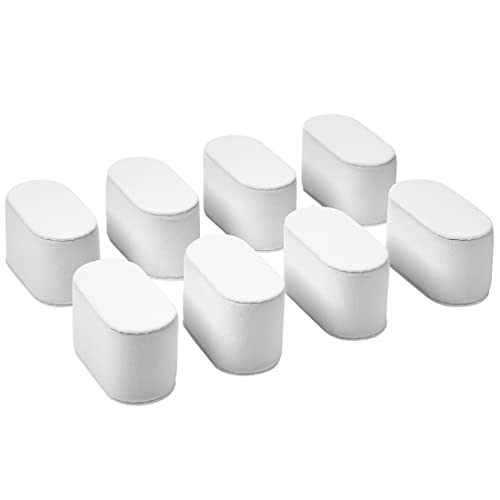 Set mit 8 Samt-Armband-Kissen für Koffer und Display-Ständer, Weiss/opulenter Garten von Vernier