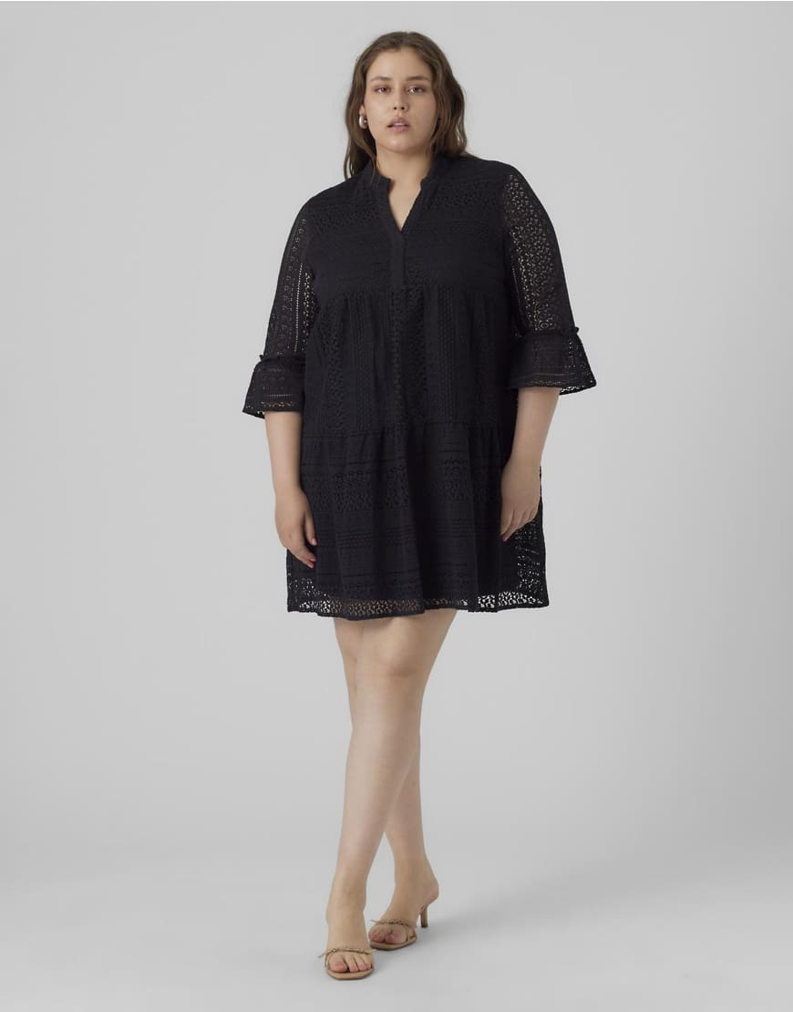 Vero Moda Curve - Bluse in Schwarz von Vero Moda Curve