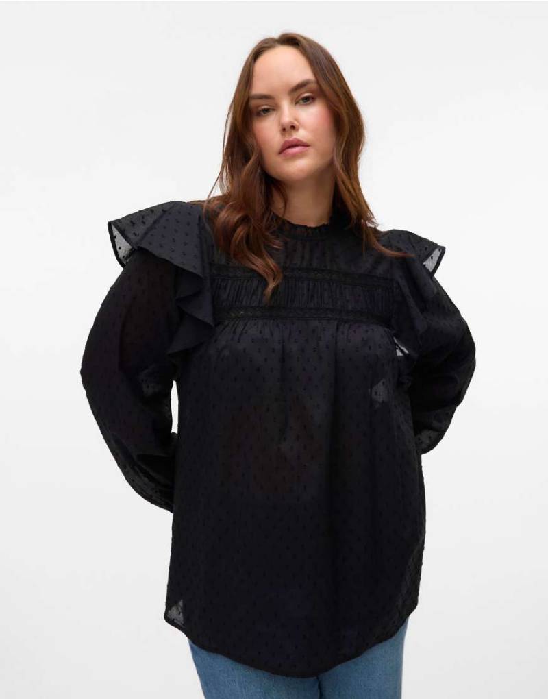 Vero Moda Curve - Bluse in Schwarz von Vero Moda Curve