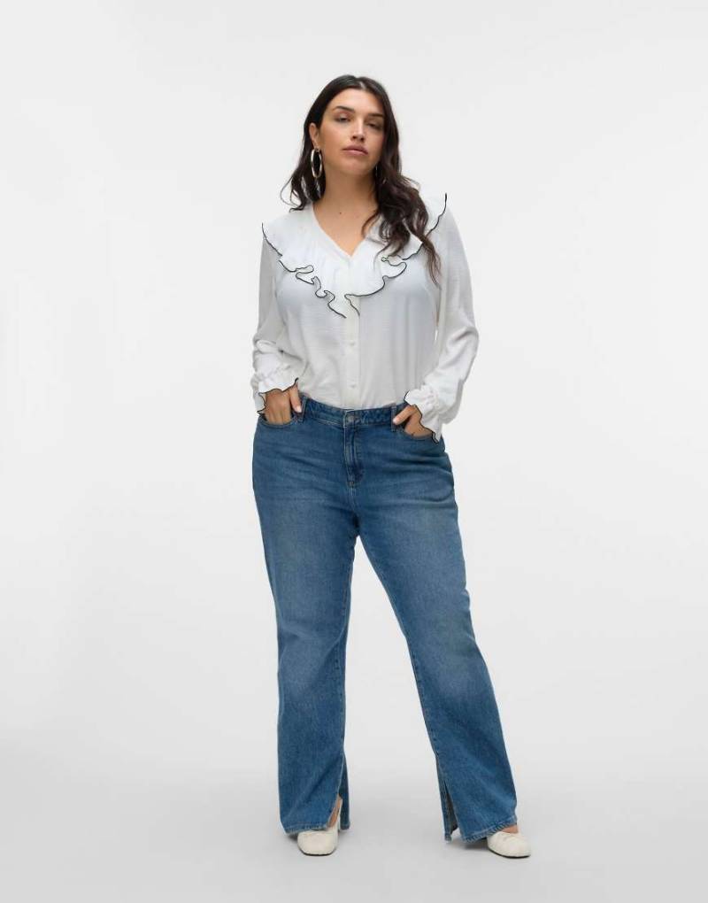 Vero Moda Curve - Bluse in Weiß von Vero Moda Curve