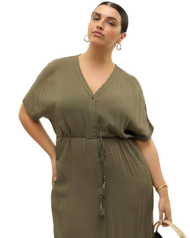 Vero Moda Curve Blusenkleid sommerliches langes Kleid Vero Moda Curve Blusenkleid sommerliches langes Kleid von Vero Moda Curve