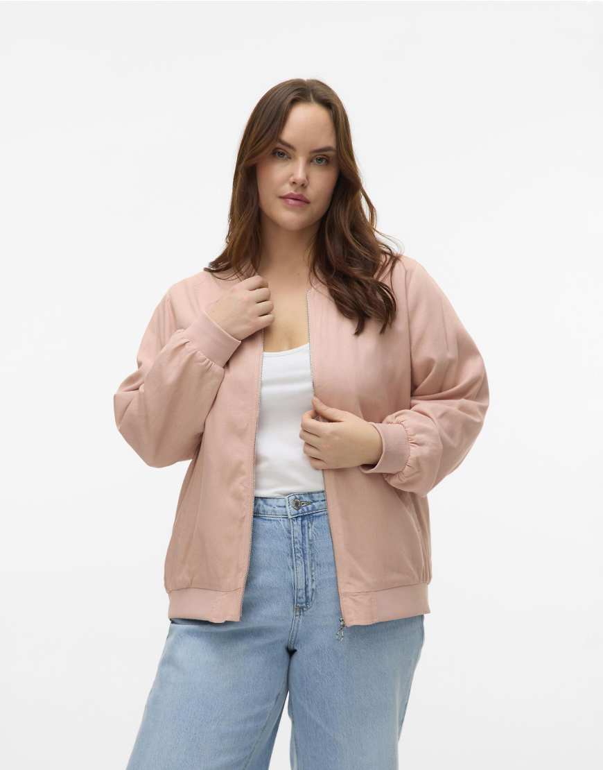 Vero Moda Curve - Bomberjacke in Altrosa Vero Moda Curve - Bomberjacke in Altrosa von Vero Moda Curve