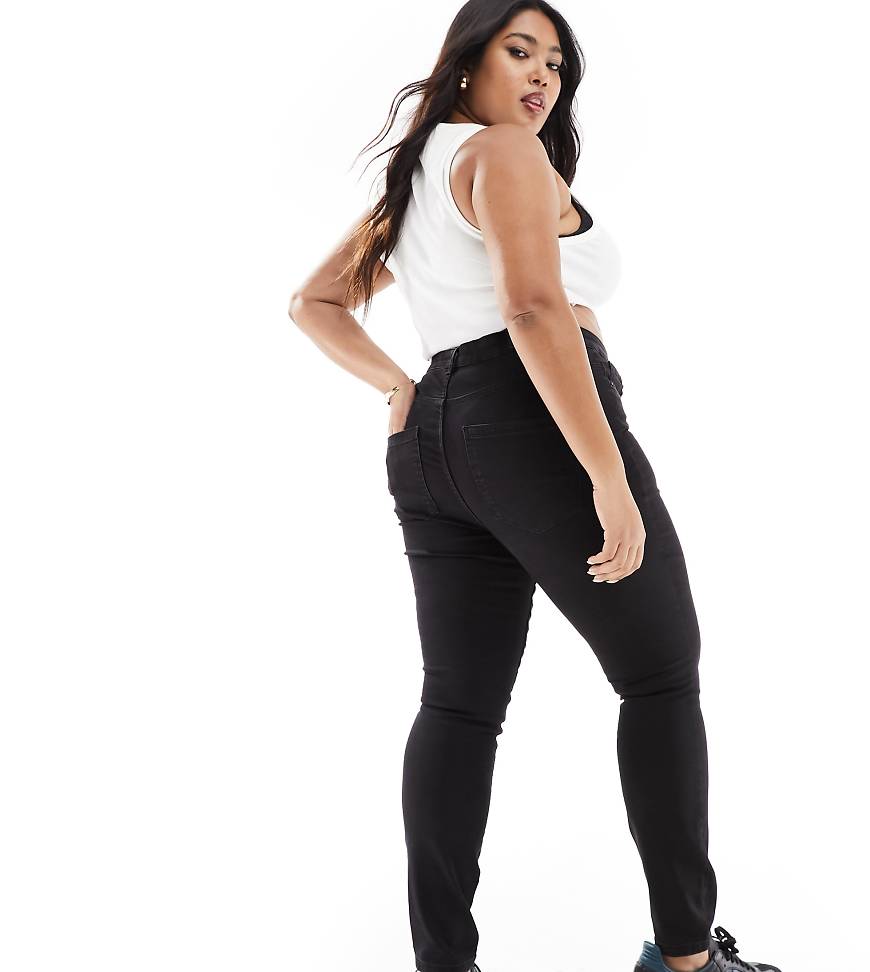 Vero Moda Curve - Enge Jeans in Schwarz Vero Moda Curve - Enge Jeans in Schwarz von Vero Moda Curve
