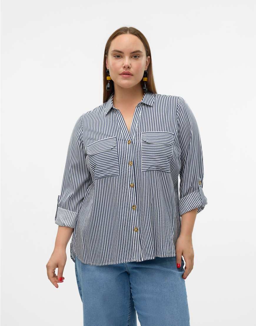 Vero Moda Curve - Hemd in Schneeweiß Vero Moda Curve - Hemd in Schneeweiß von Vero Moda Curve