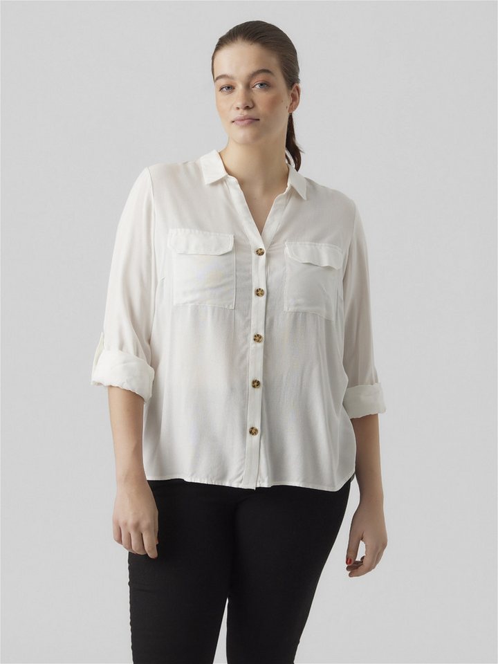Vero Moda Curve Hemdbluse VMBUMPY L/S SHIRT NEW CURVE GA NOOS von Vero Moda Curve