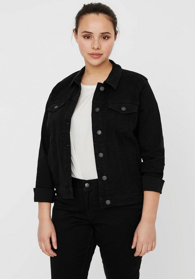 Vero Moda Curve Jeansjacke VMRUNA LS SLIM DNM JCK MIX GA CUR NOOS von Vero Moda Curve