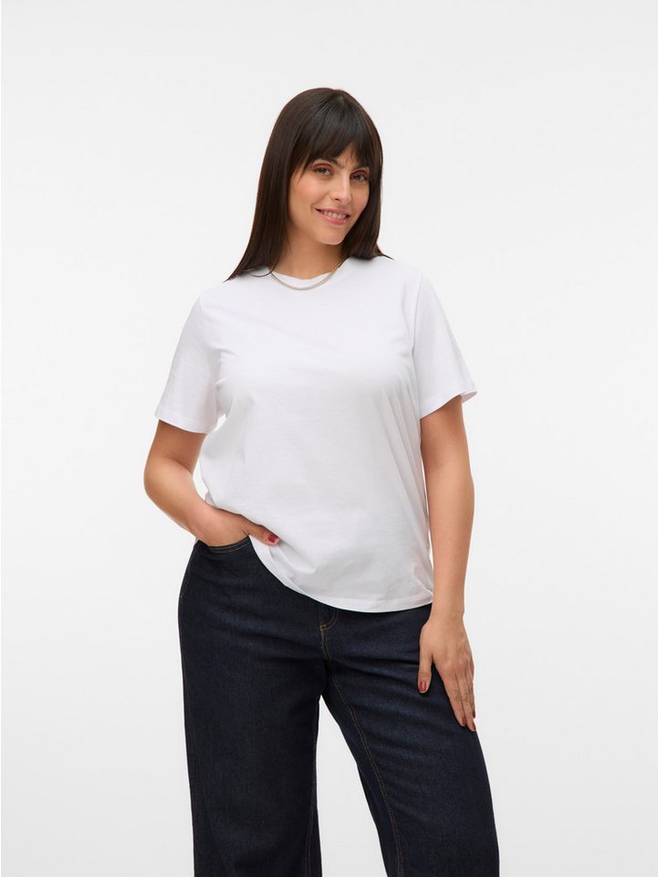 Vero Moda Curve Kurzarmshirt VMPAULINA SS T-SHIRT GA JRS NOOS CUR von Vero Moda Curve