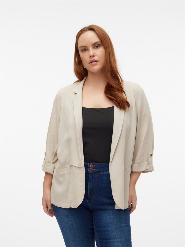 Vero Moda Curve Kurzblazer VMCJESMILO 3/4 BLAZER WVN GA NOOS CUR von Vero Moda Curve