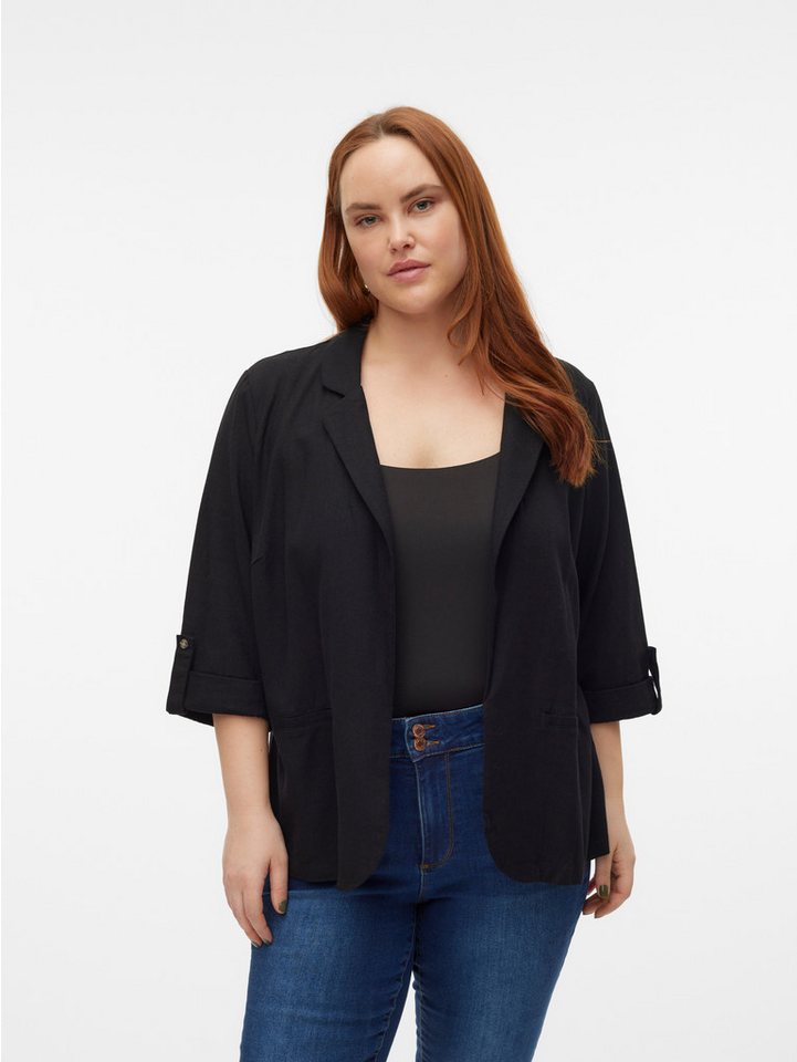 Vero Moda Curve Kurzblazer VMCJESMILO 3/4 BLAZER WVN GA NOOS CUR von Vero Moda Curve