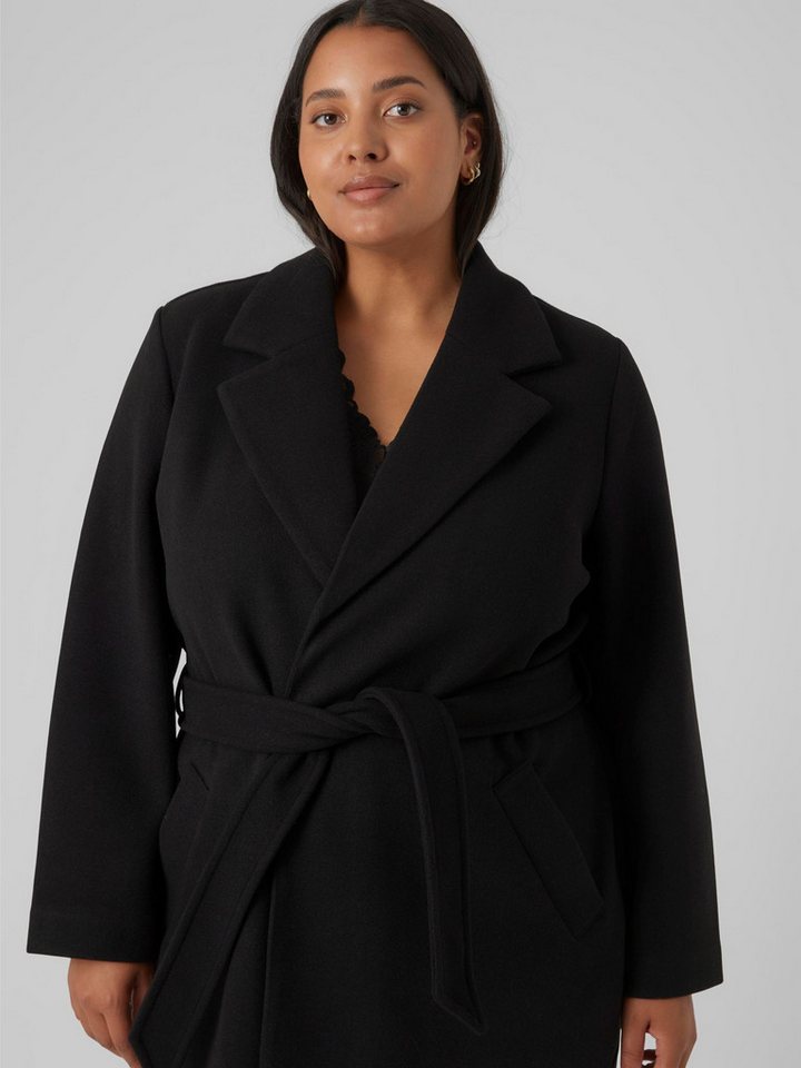 Vero Moda Curve Langmantel VMCFORTUNEAYA LONG COAT GA CUR NOOS von Vero Moda Curve