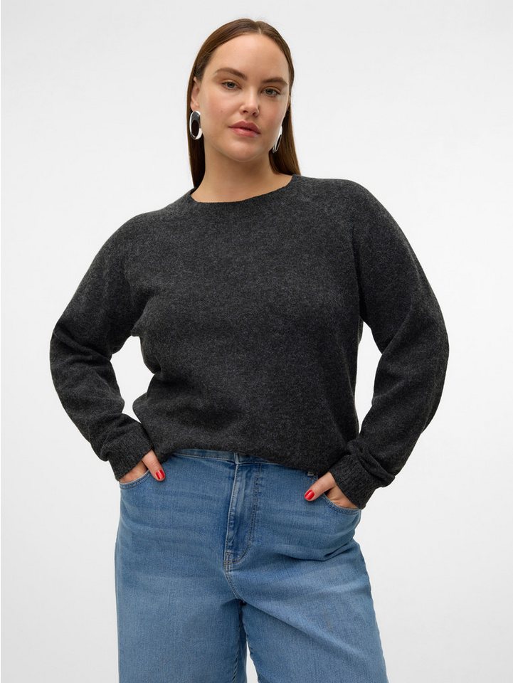 Vero Moda Curve Rundhalspullover VMCDOFFY LS O-NECK BLOUSE GA NOOS CUR von Vero Moda Curve