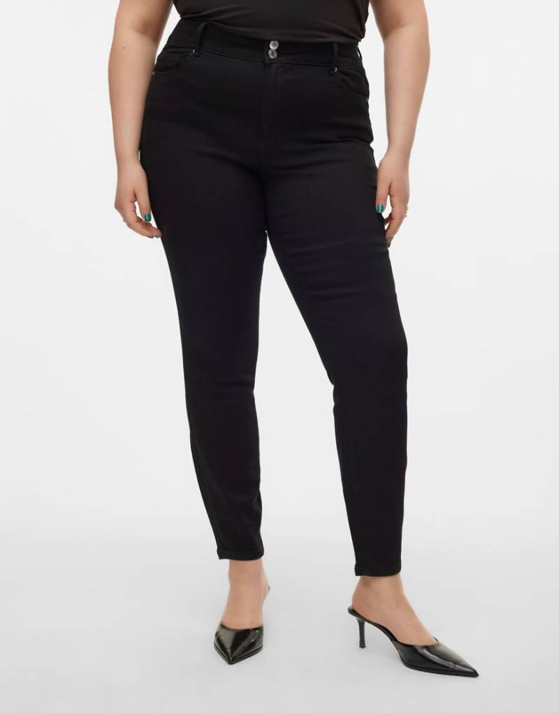 Vero Moda Curve - Skinny-Jeans in Schwarz von Vero Moda Curve