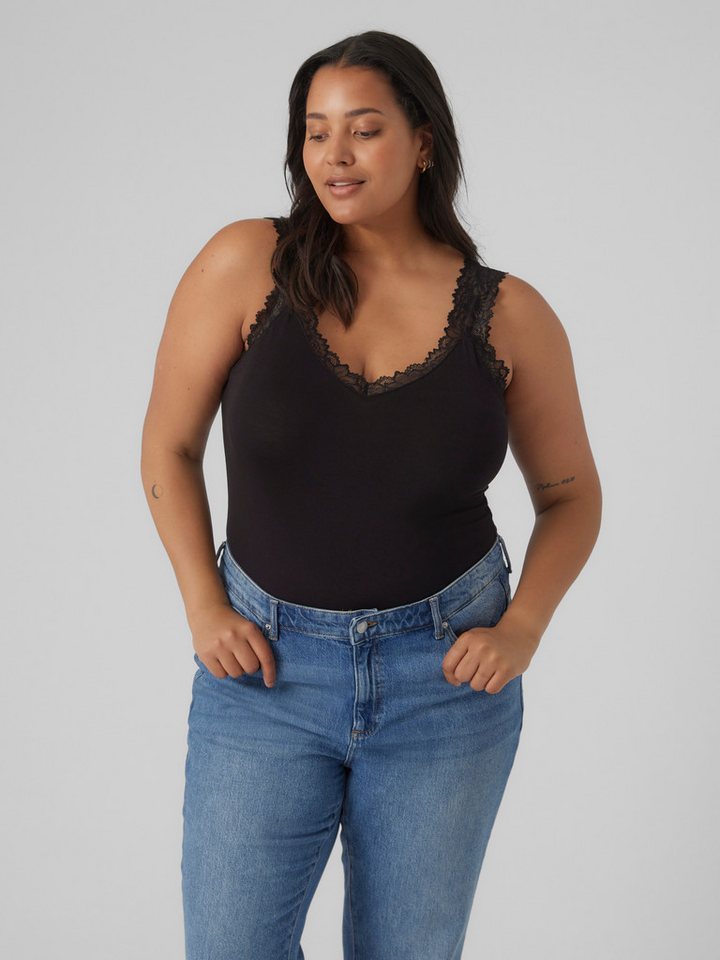 Vero Moda Curve Spitzentop VMCROSA SL TOP JRS NOOS CUR von Vero Moda Curve
