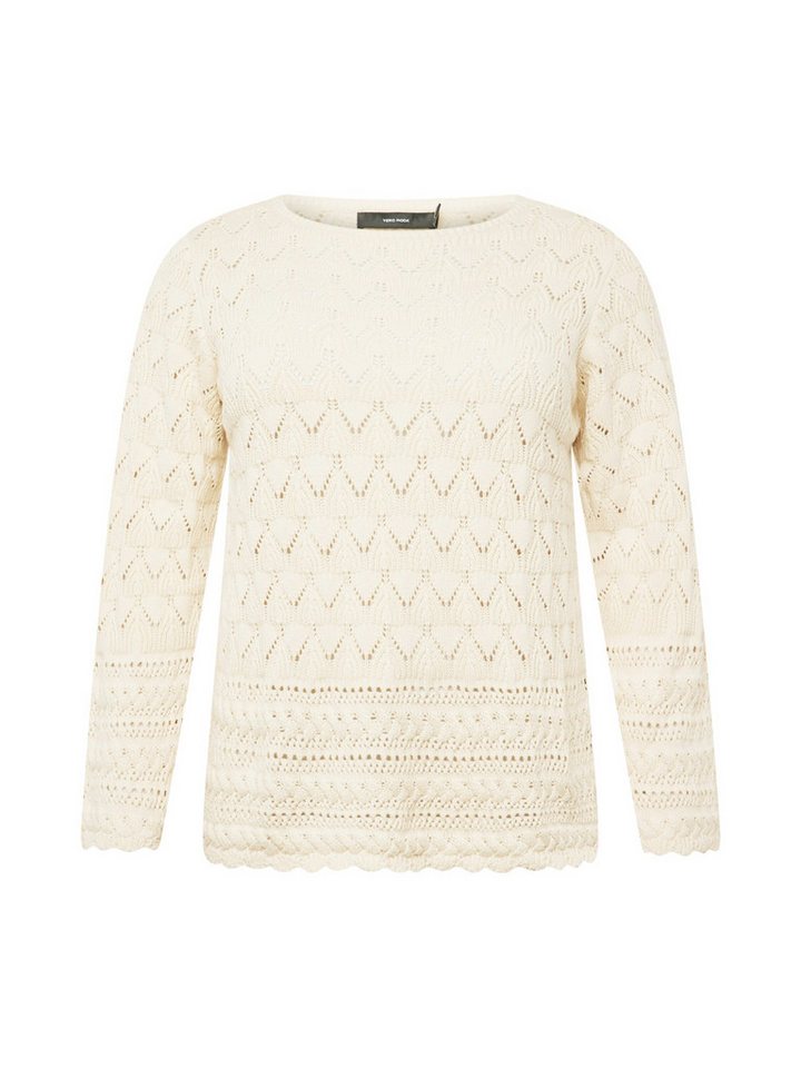 Vero Moda Curve Strickpullover VMCLUA (1-tlg) Lochmuster von Vero Moda Curve