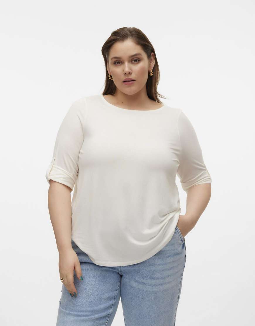 Vero Moda Curve - Top in Weiß Vero Moda Curve - Top in Weiß von Vero Moda Curve