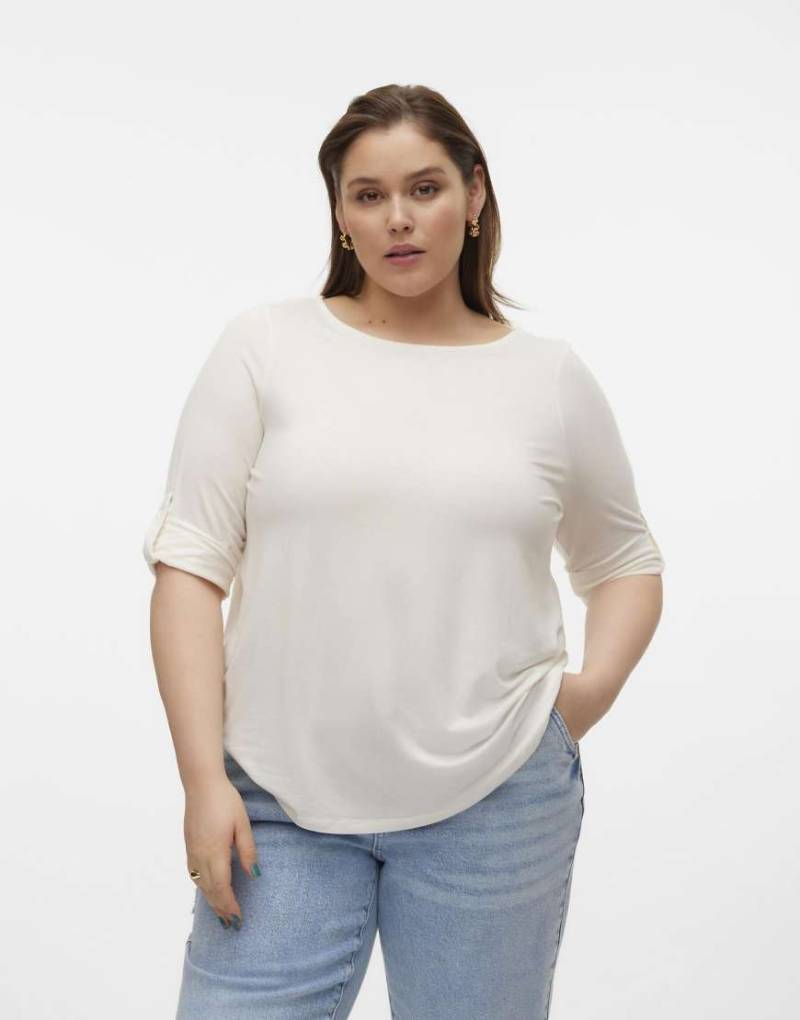 Vero Moda Curve - Top in Weiß von Vero Moda Curve