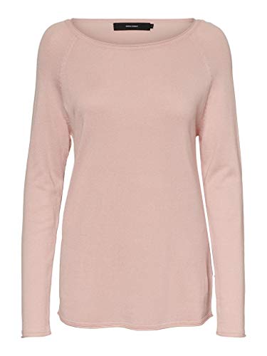 VERO MODA Damen VMNELLIE Glory LS Long Blouse NOOS Pullover, Sepia Rose, S von VERO MODA