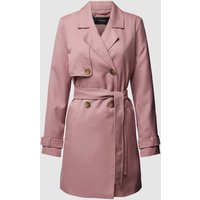 Vero Moda Outdoor Kurzmantel mit Bindegürtel Modell 'CELESTE' in Rose, Größe XS von Vero Moda Outdoor