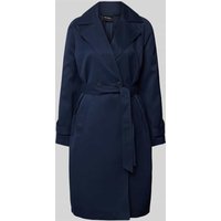 Vero Moda Outdoor Trenchcoat mit Bindegürtel Modell 'LOU' in Marine, Größe S von Vero Moda Outdoor