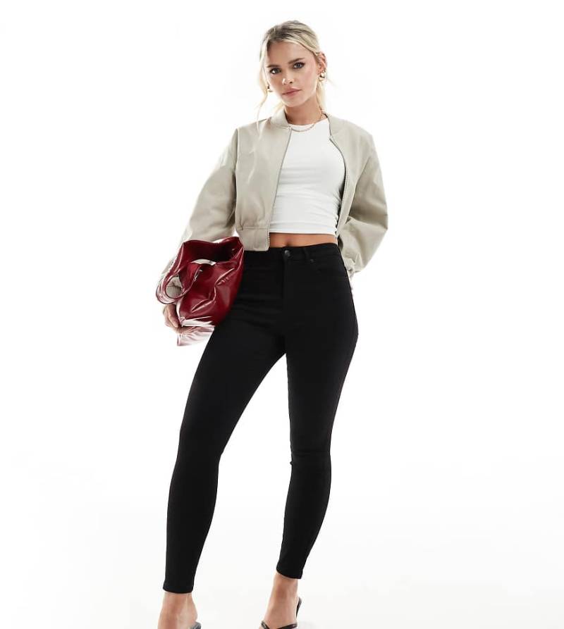 Vero Moda Petite - Sophia - Skinny-Jeans in Schwarz von Vero Moda Petite