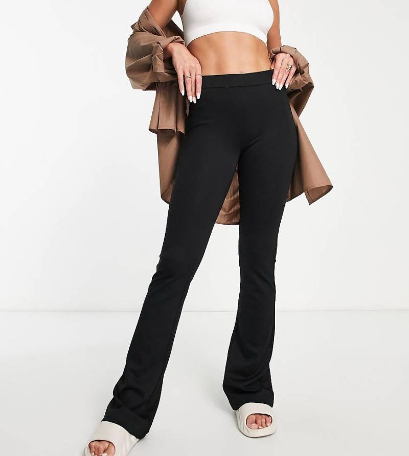 Vero Moda Tall - Schlaghose in Schwarz aus Jersey von Vero Moda Tall