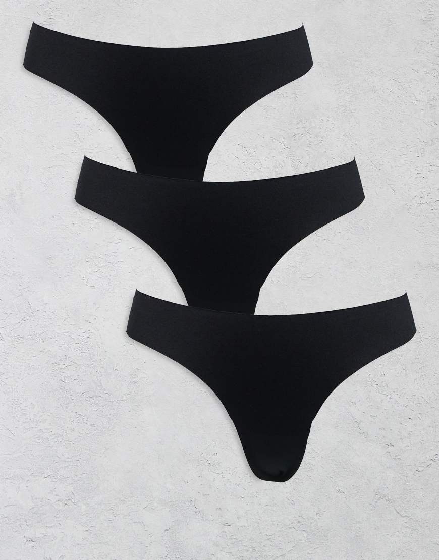 Vero Moda - 3er-Pack Tangas in Schwarz Vero Moda - 3er-Pack Tangas in Schwarz von Vero Moda
