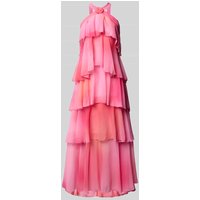 Vero Moda A-Linien Abendkleid mit tiefem Rückenausschnitt Modell 'FELICIA' in Rosa, Größe XL von Vero Moda