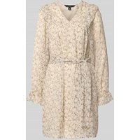 Vero Moda A-Linien-Kleid mit Taillengürtel Modell 'PETRA' in Ecru, Größe XL von Vero Moda
