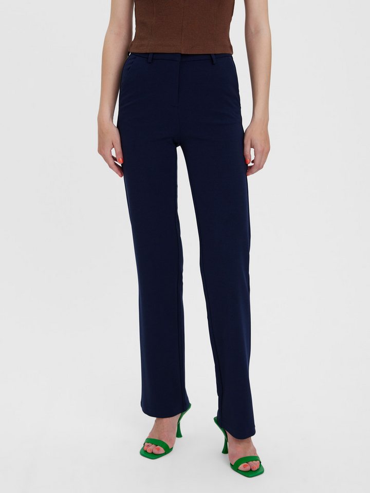 Vero Moda Anzughose VMZAMIRA MW SLIM STRAIGHT PANT NOOS mit Gürtelschlaufen von Vero Moda