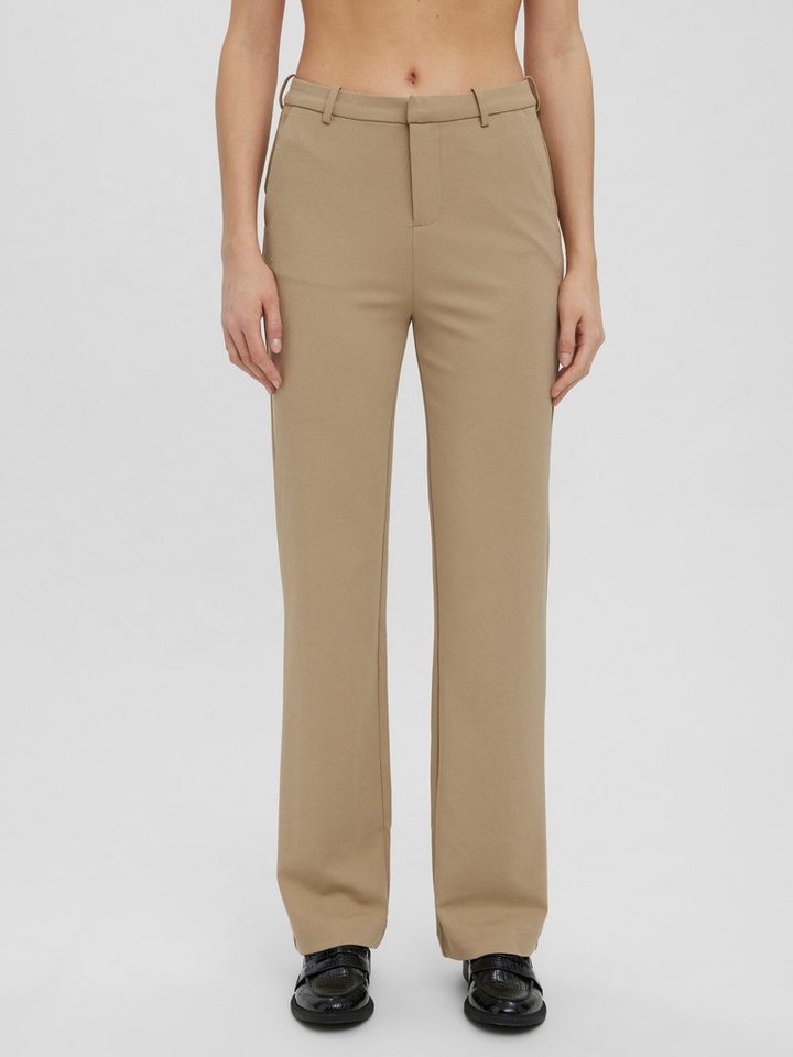 Vero Moda Anzughose VMZAMIRA MW SLIM STRAIGHT PANT NOOS mit Gürtelschlaufen von Vero Moda