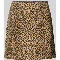 Vero Moda Ausgestellter Jeansrock aus Baumwoll-Mix Modell 'NELLY' in Camel, Größe L von Vero Moda