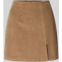 Vero Moda Ausgestellter Mini-Rock aus Baumwoll-Mix Modell 'LULA' in Sand, Größe M von Vero Moda