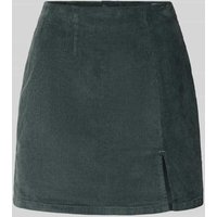 Vero Moda Ausgestellter Mini-Rock aus Baumwoll-Mix Modell 'LULA' in Schilf, Größe M von Vero Moda