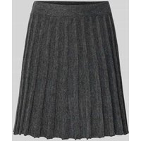 Vero Moda Ausgestellter Mini-Rock in Ripp-Optik Modell 'MARINA' in Dunkelgrau, Größe XL von Vero Moda