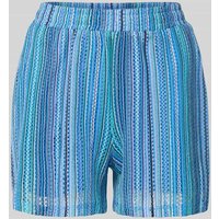 Vero Moda Ausgestellter Mini-Rock mit Allover-Muster Modell 'DEMI' in Blau, Größe M von Vero Moda