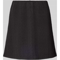 Vero Moda Ausgestellter Mini-Rock mit Strukturmuster Modell 'JANNI' in Black, Größe L von Vero Moda