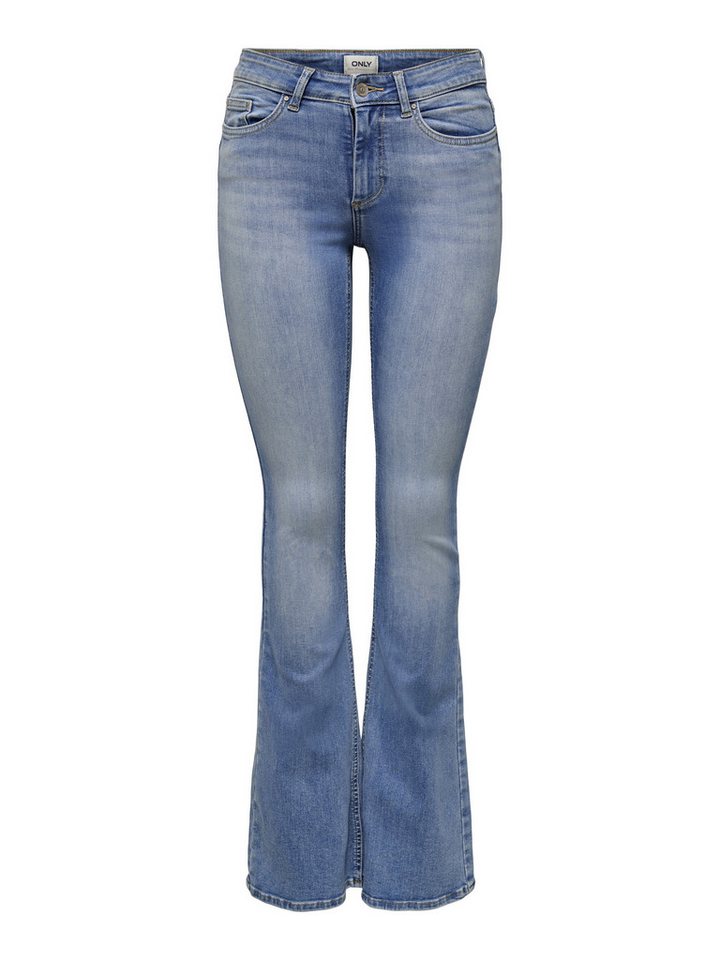 JDY Bequeme Jeans ONLBLUSH MID FLARED DNM TAI467 NOOS von JDY