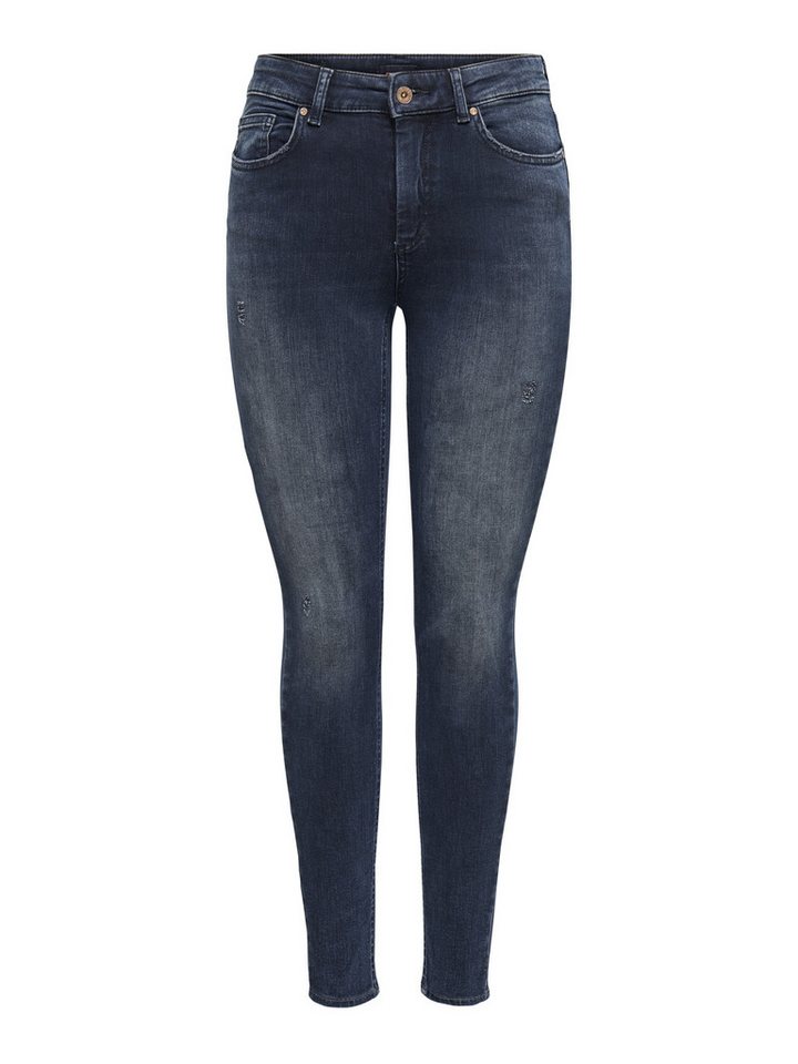 JDY Bequeme Jeans ONLBLUSH MID SKINNY DNM REA409 NOOS von JDY